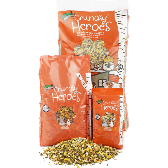 GRIZO RODENT FOOD CRUNCHY HEROES 15KG