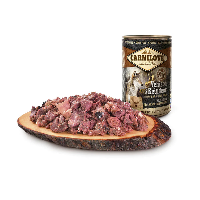 Carnilove Venison & Reindeer for Adult Dogs (Wet Food Cans) 400g