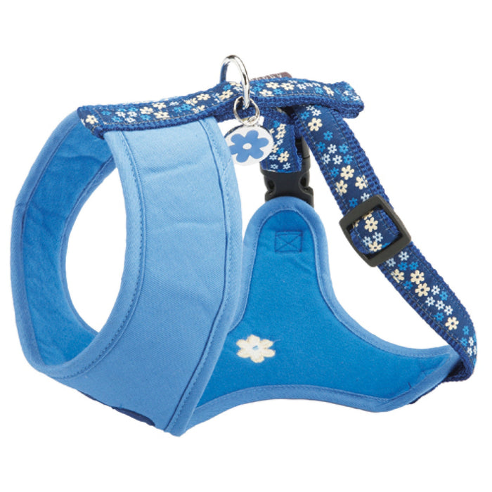 Flower Harness T-Shirt Blue, Large