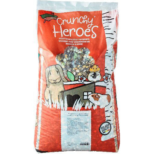 GRIZO RODENT FOOD CRUNCHY HEROES 15KG