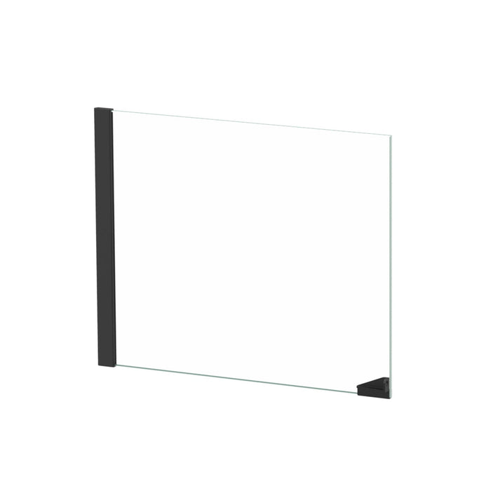 Spare Part Glass Left Door for Terrarium, Black, 132x45x75 cm