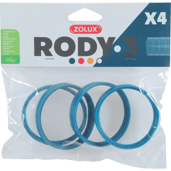 Rody 3 Connector Ring x4, Blue