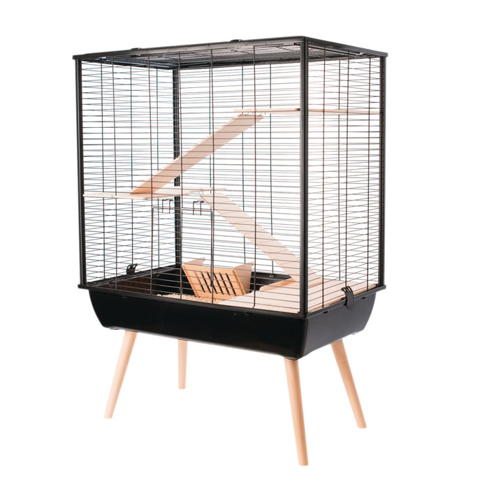 Neo Cosy Large Rodent Cage Black
