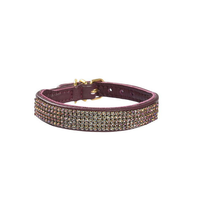 Crystal Princesse Collar Prune, 30 cm