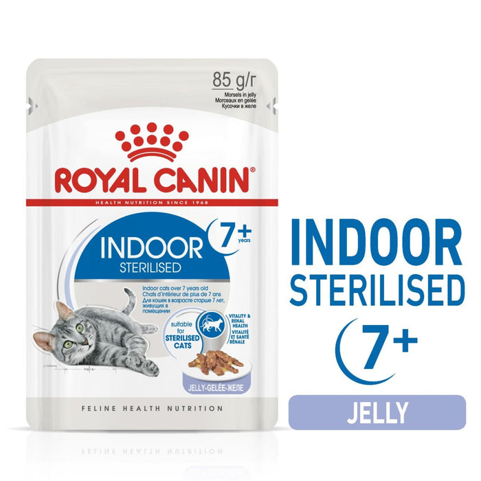Feline Health Nutrition Indoor 7+ Jelly (Wet Food - Pouches) 12 x 85 g