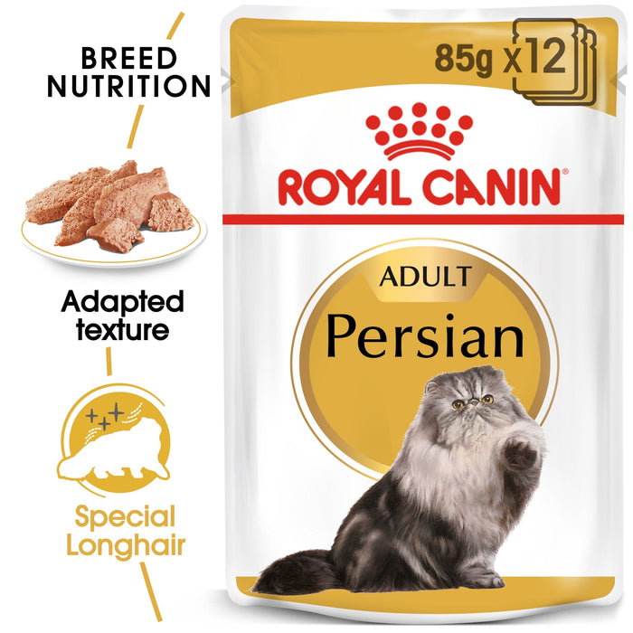 Feline Breed Nutrition Persian (Wet Food - Pouches) 12 x 85 g