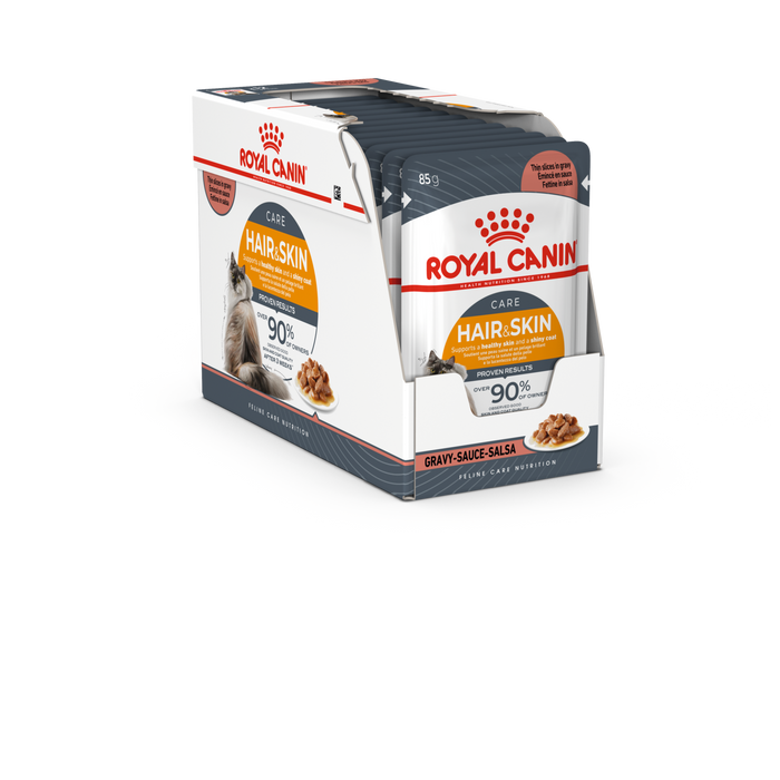 Feline Care Nutrition Hair & Skin Gravy (Wet Food - Pouches) 12 x 85 g