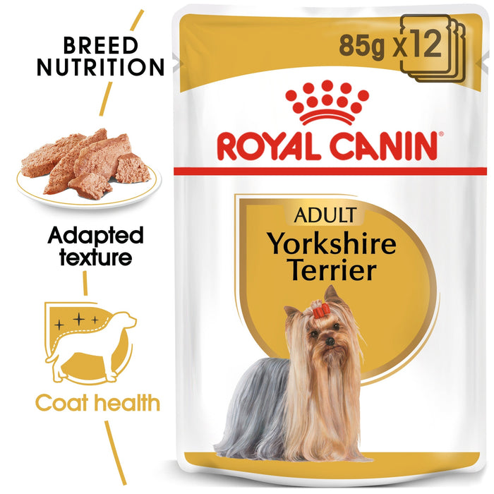 Breed Health Nutrition Yorkshire Adult (Wet Food - Pouches) 12 x 85 g
