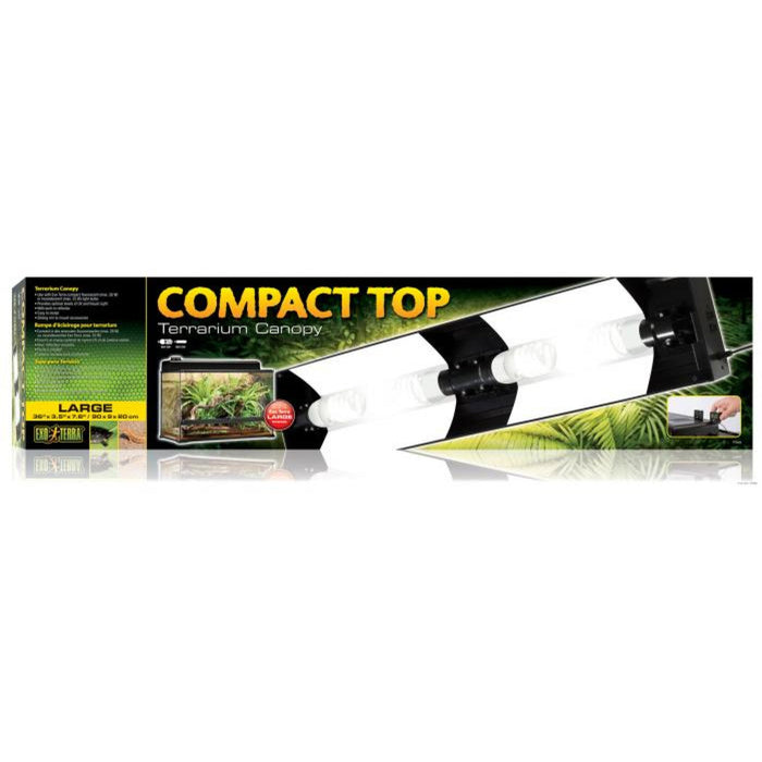 Exo Terra Compact Terrarium Top, 4 Light Socket 90 cm