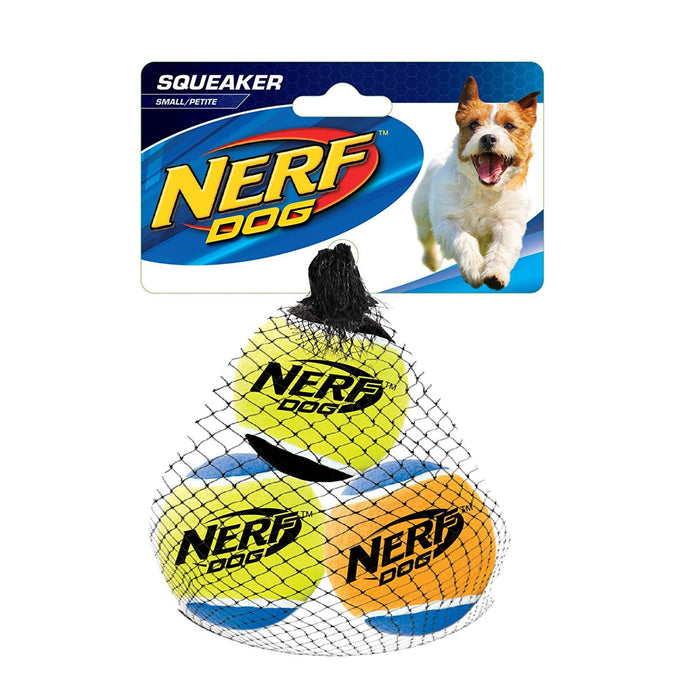 Squeaker Tennis Ball Medium, 3/pk