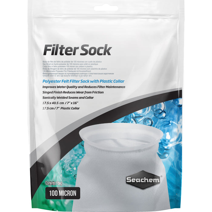 Filter Sock 100 micron welded 17.5 x 40.5 cm