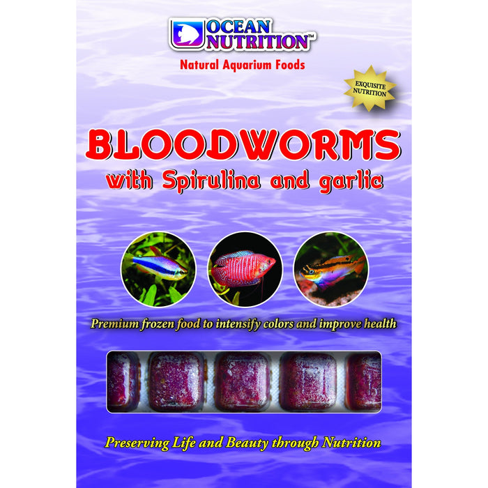 Bloodworms with Spirulina and Garlic 100 g