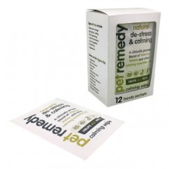 Pet Remedy Calming Wipes 12 Sachets