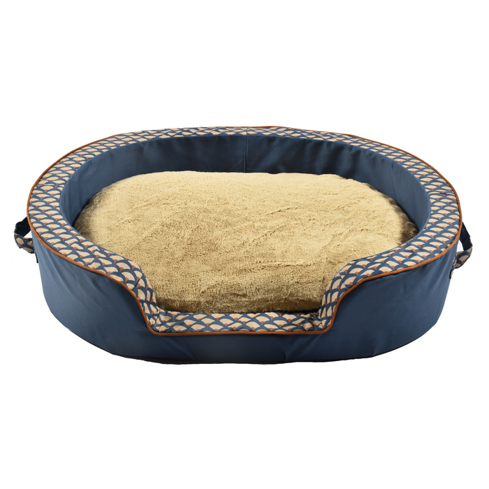 Geisha Basket Blue, Medium