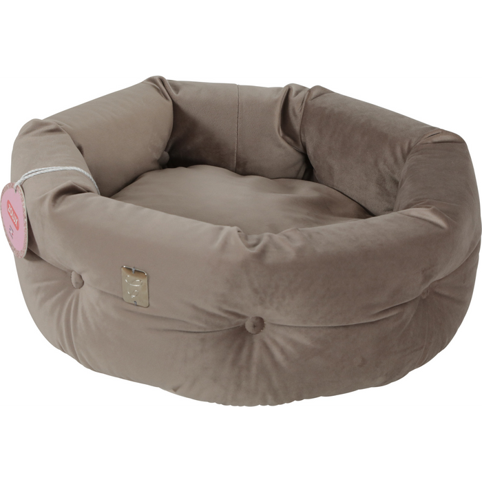 Chambord Chesterfield Pet Bed Taupe, 41 cm