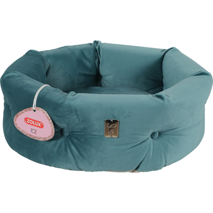 Chambord Chesterfield Pet Bed Peacock Green, 41 cm