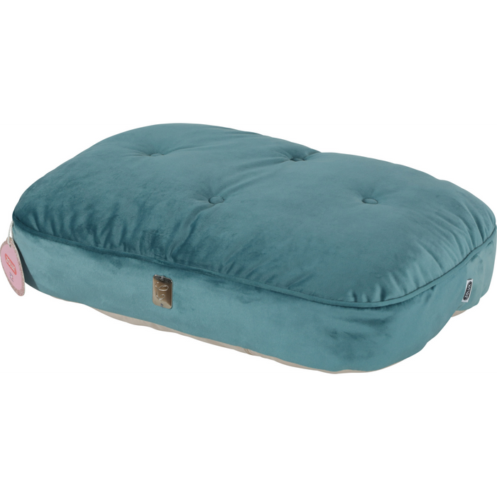 Chambord Chesterfield Cushion Peacock Green, 50 cm