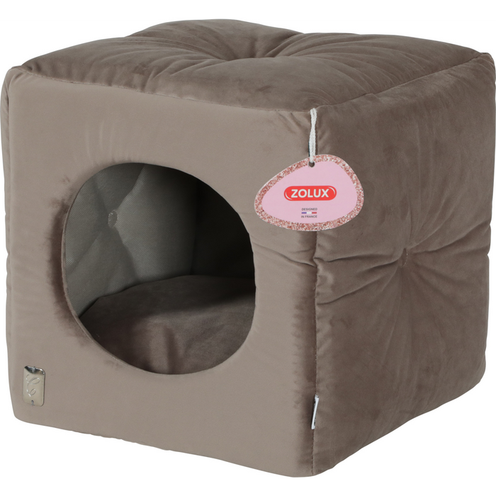 Chambord Chesterfield Cube Taupe, 35 cm