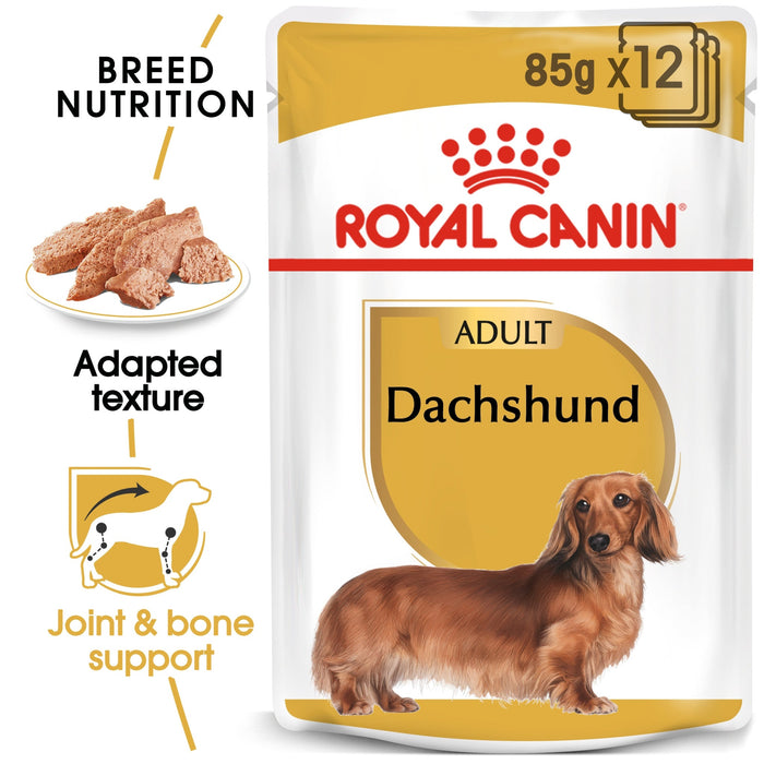 Breed Health Nutrition Dachshund Adult (Wet Food - Pouches) 12 x 85 g