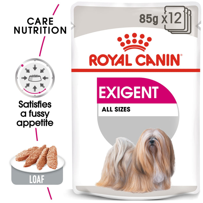 Canine Care Nutrition Exigent (Wet Food- Pouches) 12 x 85 g