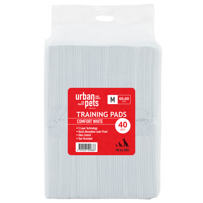 Value Puppy Pads White, 40/pk, 60 x 60 cm