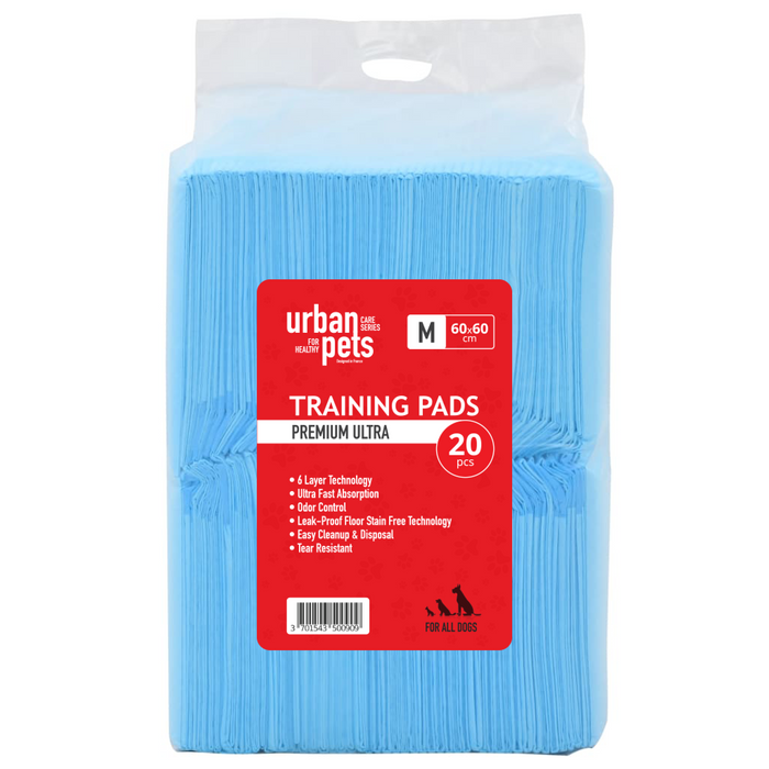 Premium Puppy Pads Blue, 20/pk, 60 x 60 cm