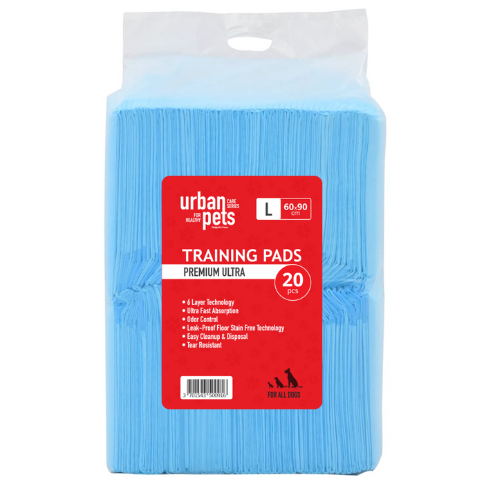 Premium Puppy Pads Blue, 20/pk, 60 x 90 cm