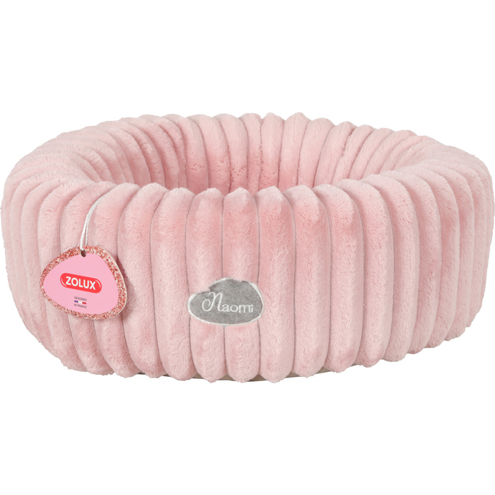 Naomi Quilted Basket Pink, 42 cm