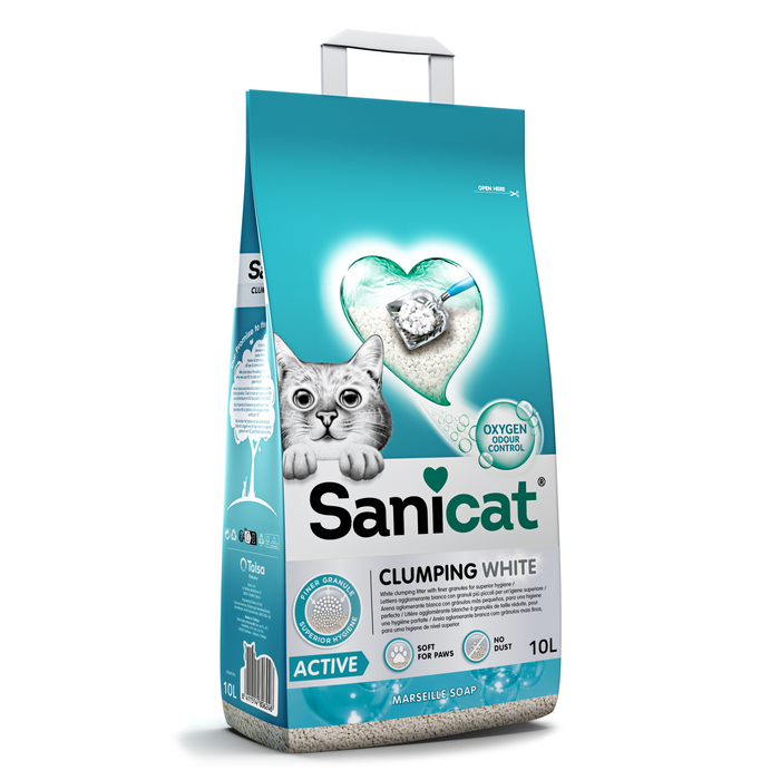 Sanicat Clumping White Active 10 L