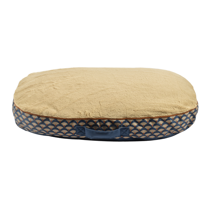 Geisha Cushion Blue, Medium