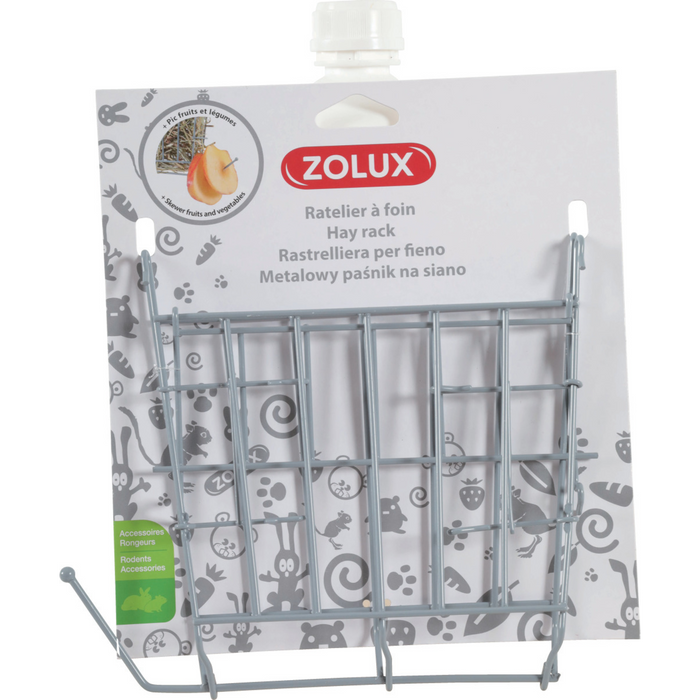 Metal Hay Rack Grey