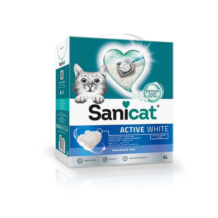 SaniCat Active White Unscented 6 L