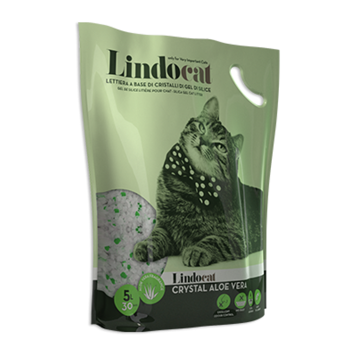 LindoCat Crystal Aloe Vera Scent (Silica Gel) 5 L - Imperfect