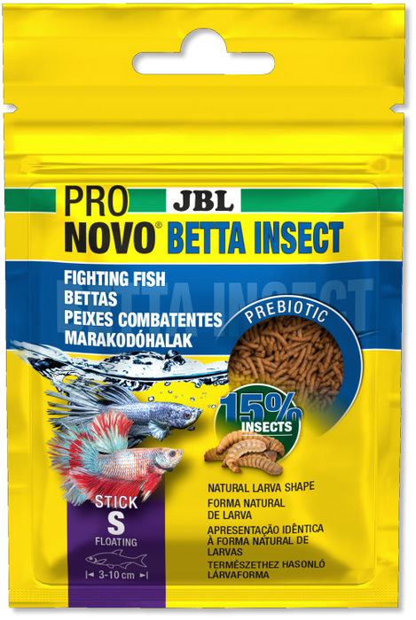 JBL Pronovo Betta Insect Stick S, 20 ml - Zero waste