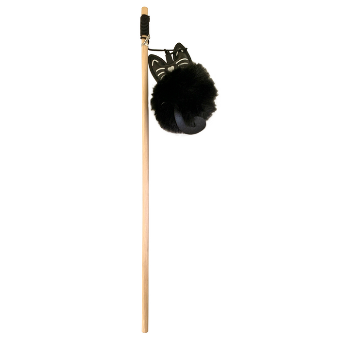 Cat Stick Fright Black Cat 40 cm