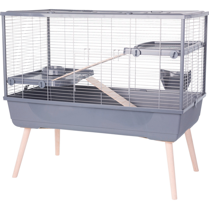 Neolife 100 Rabbit Cage Grey