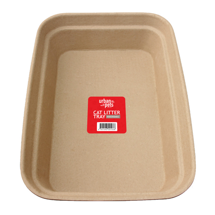 Biodegradable Cat Litter Tray Large, 46 x 35.5 x 10 cm