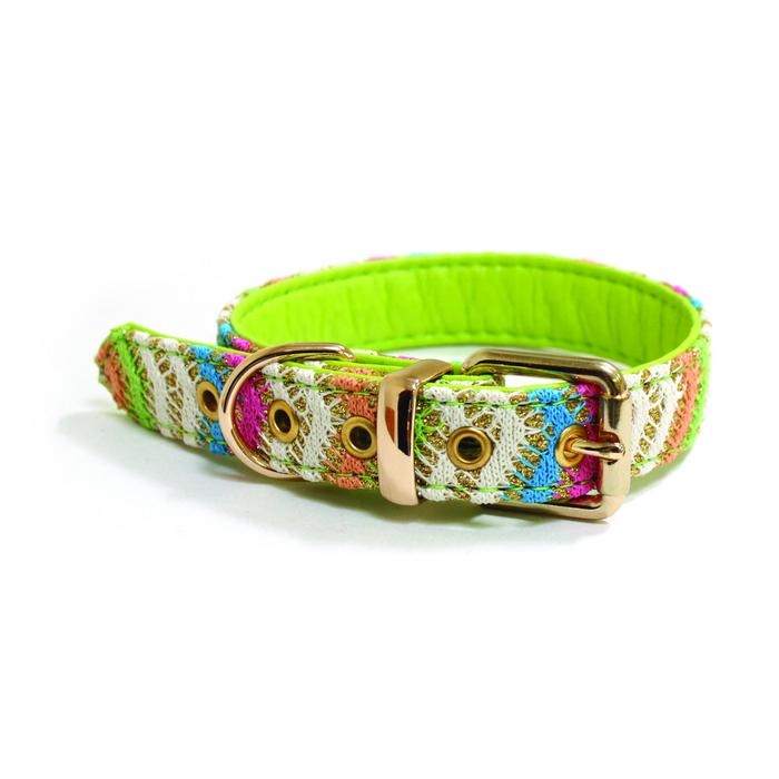Kalika Crochet Dog Collar, 1.5 x 35 cm