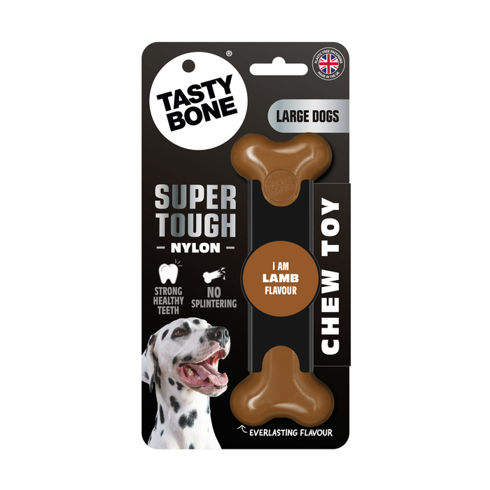 TastyBone Nylon Toy for Large Dogs, Lamb Flavor