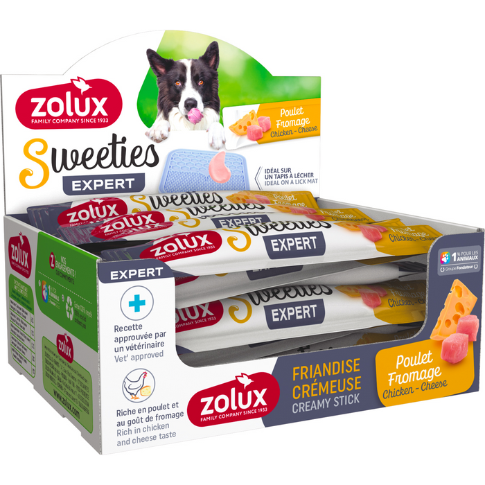 Sweeties Creamy Stick for Dogs, Chicken Cheese, 48 pcs/box