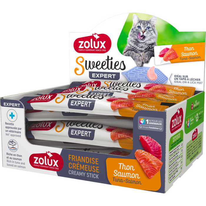Sweeties Creamy Stick for Cats, Tuna Salmon, 48 pcs/box