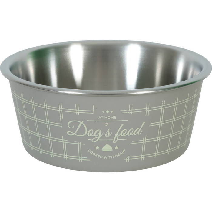Non-Slip Food Dog Bowl Taupe 400 ml