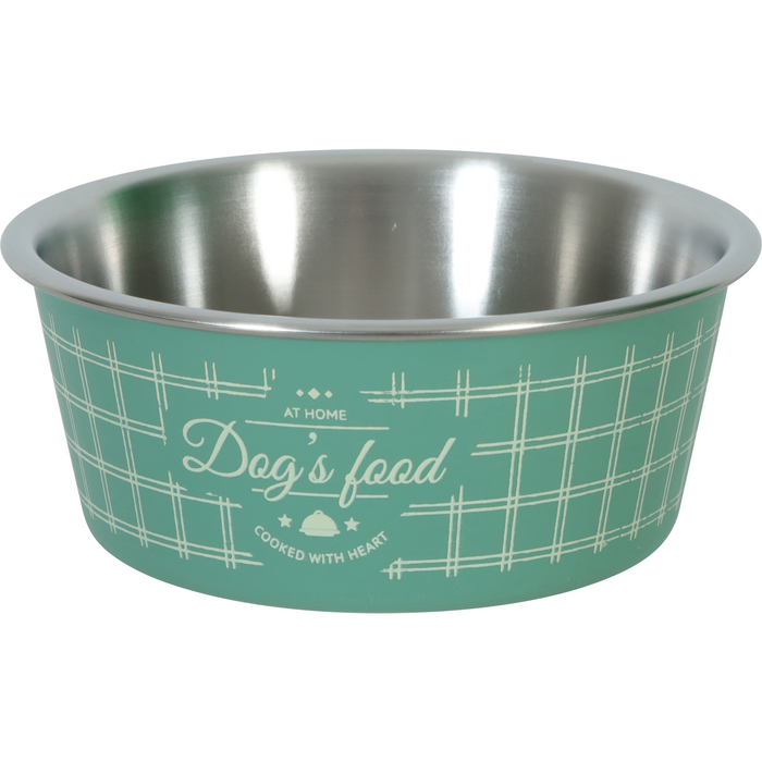 Non-Slip Food Dog Bowl Green 400 ml