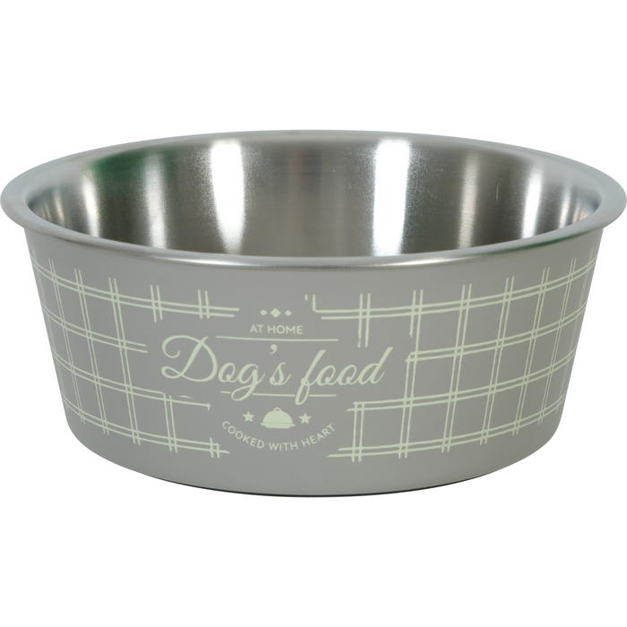 Non-Slip Food Dog Bowl Taupe 750 ml