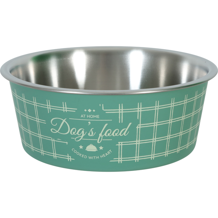 Non-Slip Food Dog Bowl Green 750 ml