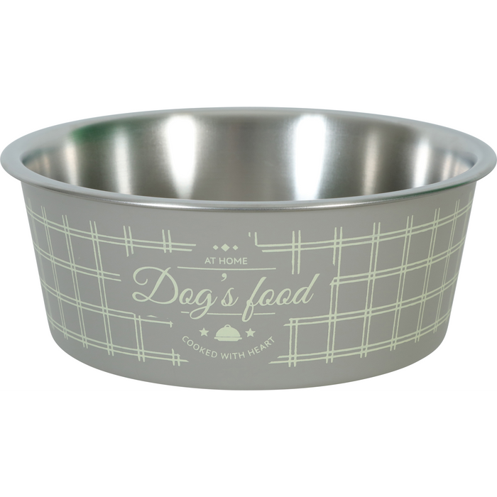 Non-Slip Food Dog Bowl Taupe 1200 ml