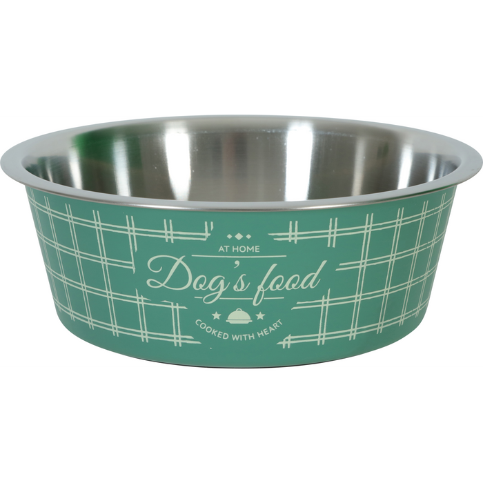 Non-Slip Food Dog Bowl Green 1700 ml