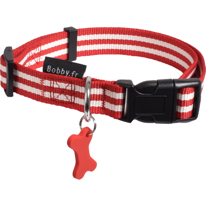 Collar Stripe Red Large