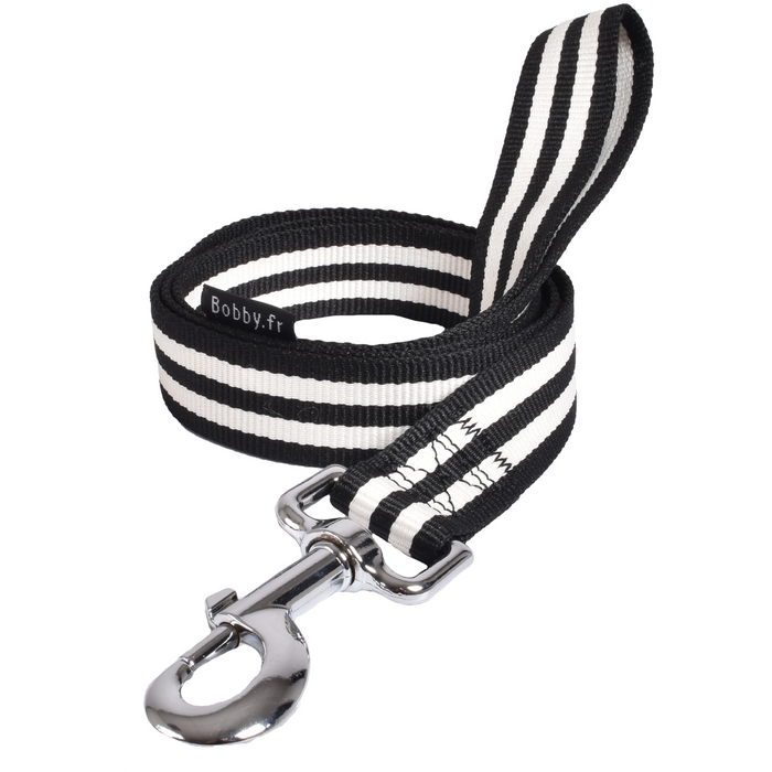 Leash Stripe Black Large