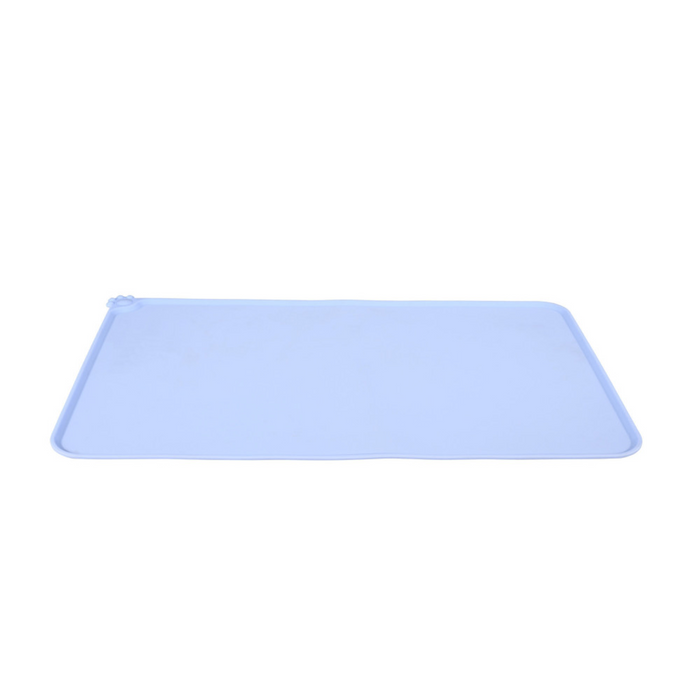 Silicone Bowl Mat Blue, Medium